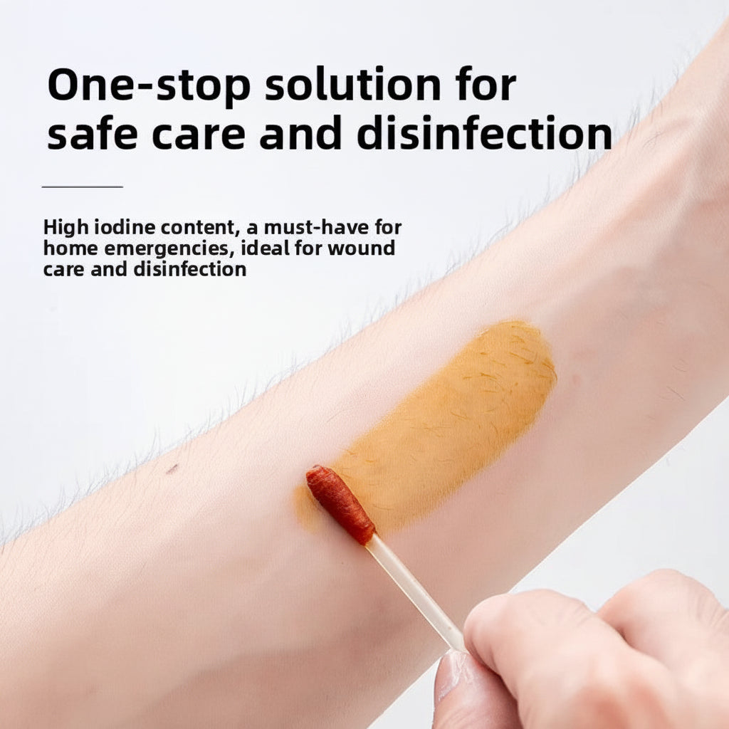 Beyond Oriva™ Iodine Cotton Swabs – Sterile Disinfection for First Aid