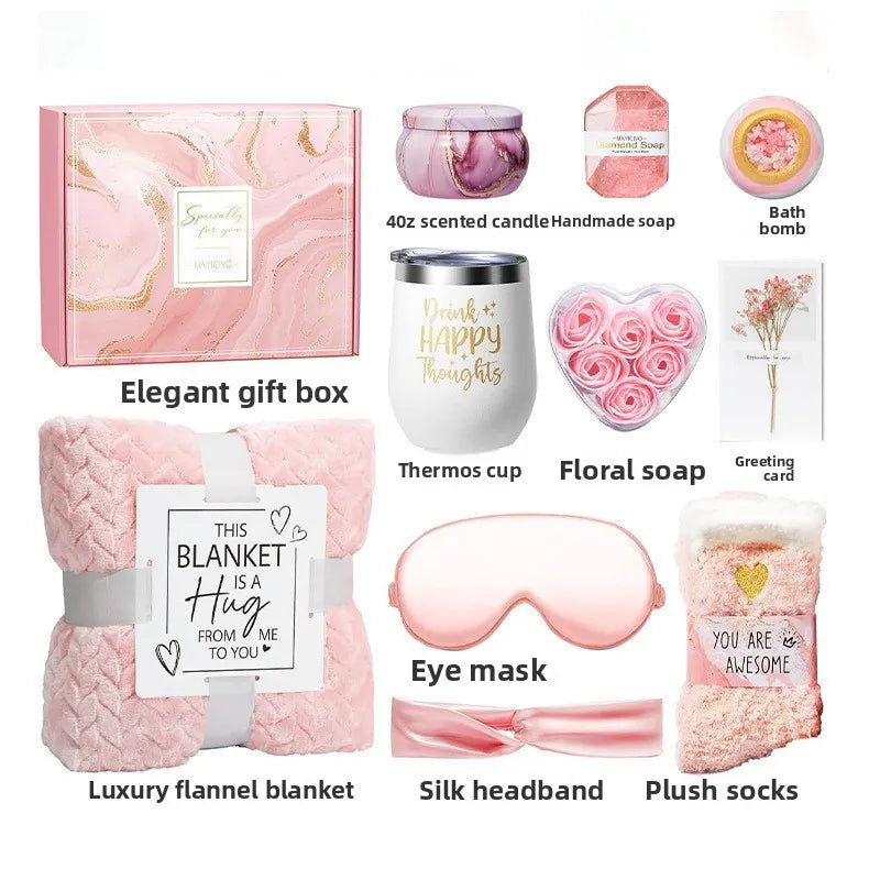 Beyond Oriva™ Pink Spa Gift Basket Set