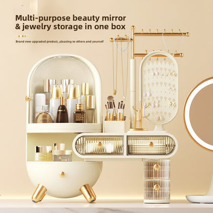 Beyond Oriva™ Cosmetic Storage Box – Desktop Organizer for Makeup & Skincare