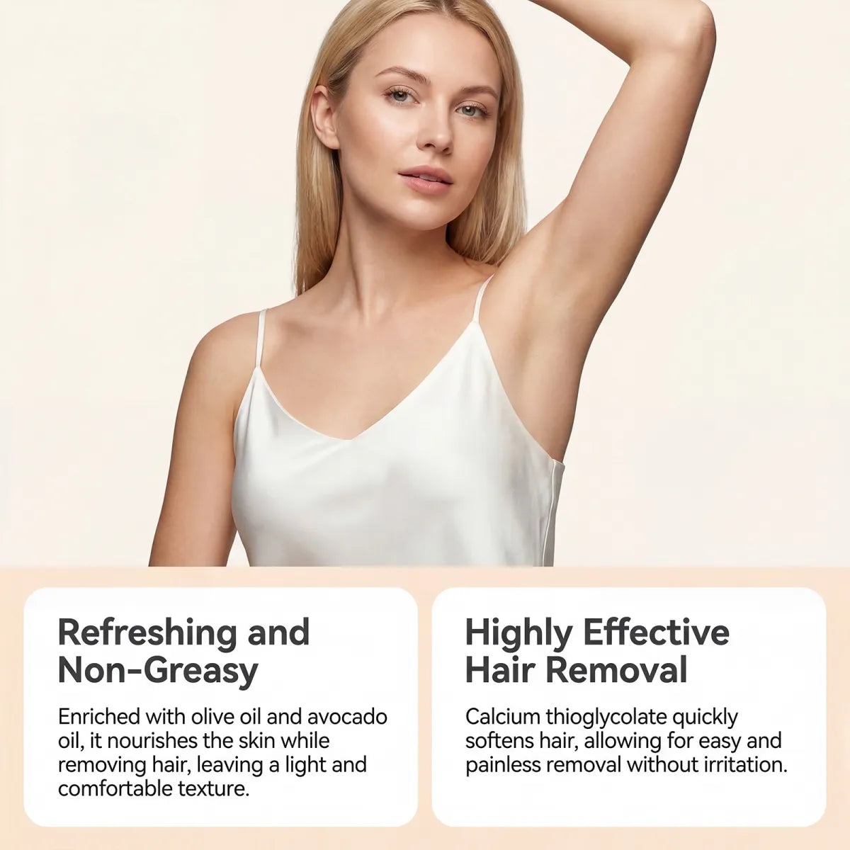 Beyond Oriva™ Avocado Moisturizing Hair Removal Cream