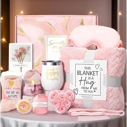Beyond Oriva™ Pink Spa Gift Basket Set