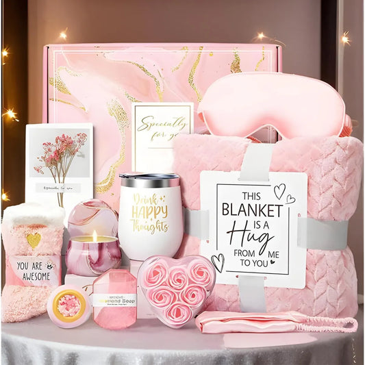 Beyond Oriva™ Pink Spa Gift Basket Set