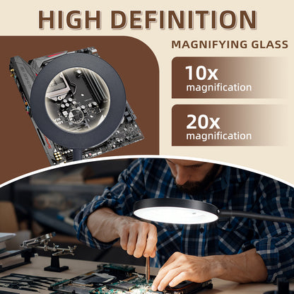 Beyond Oriva™ Magnifying Floor Lamp with LED Light