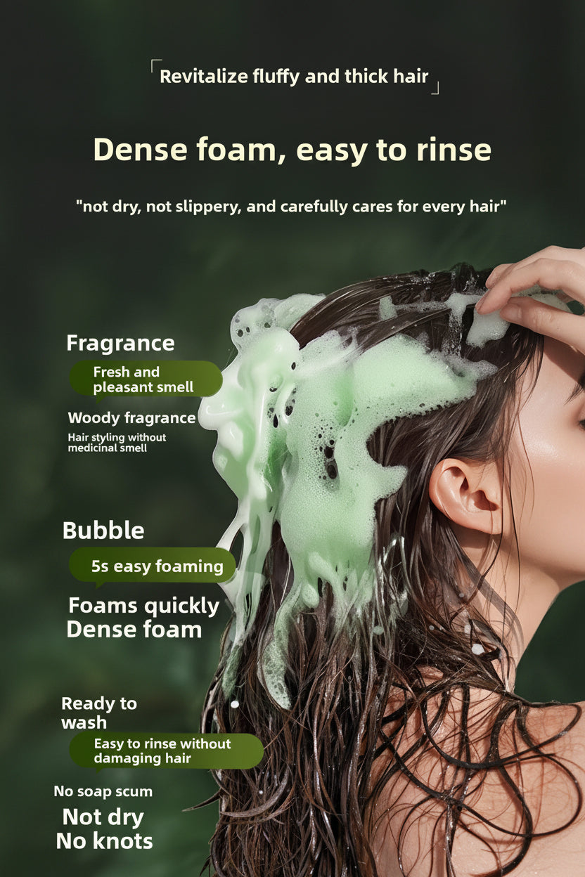Au-delà du savon-shampoing Oriva aux ingrédients naturels