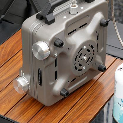 Portable Folding Dual-Burner Stove