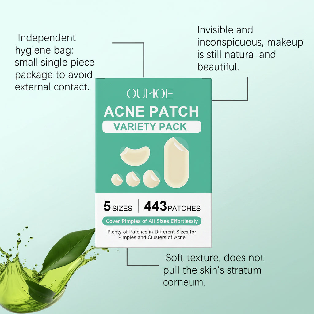 Beyond Oriva™ Acne Concealer Paste – 443 Hydrocolloid Patches for Blemishes