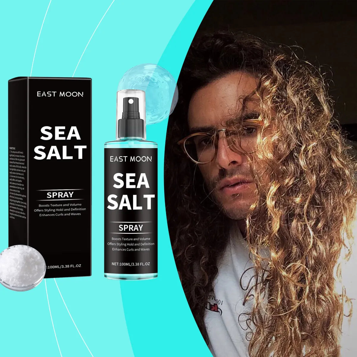Beyond Oriva™ EAST MOON Sea Salt Curl Defining Spray