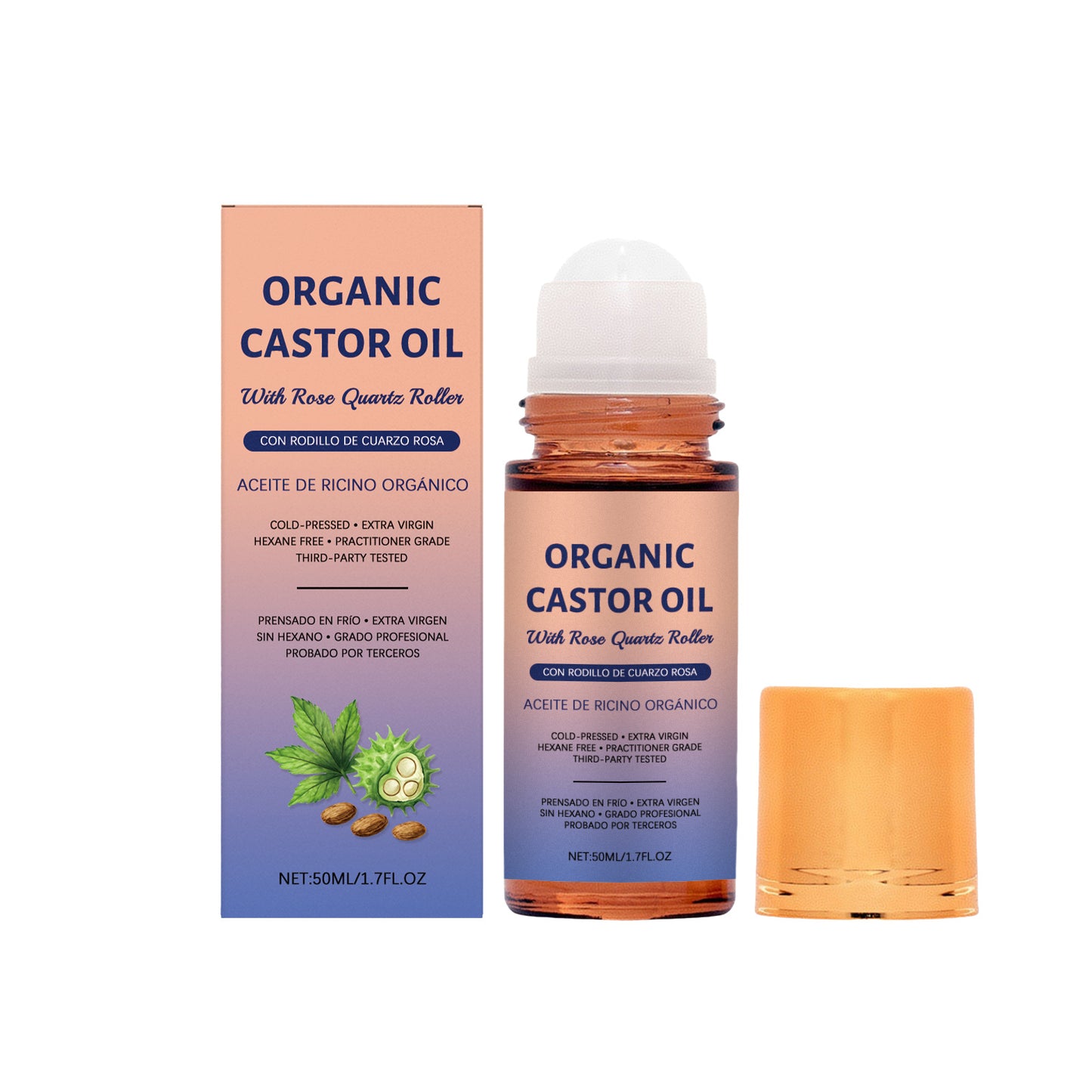 Beyond Oriva™ Castor Oil Soothing Roll-On for Skin Moisturizing