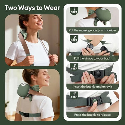 Beyond Oriva™ Portable Neck & Shoulder Massager with Heat Therapy