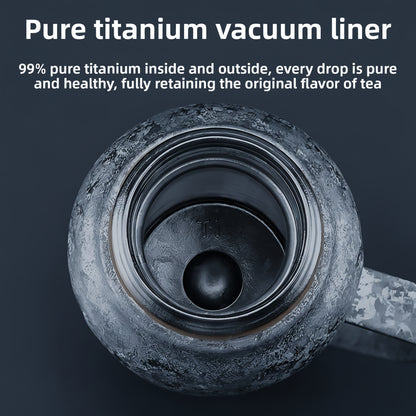Beyond Oriva™ Double Wall Titanium Tea Thermos – 1200ml Insulated Flask