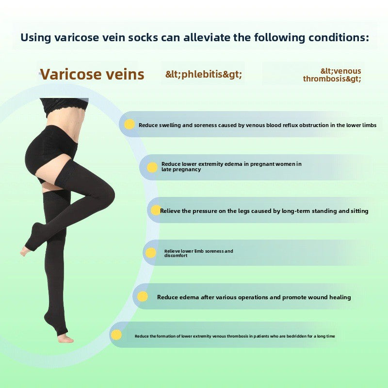 Beyond Oriva™ Elastic Compression Socks for Leg Support