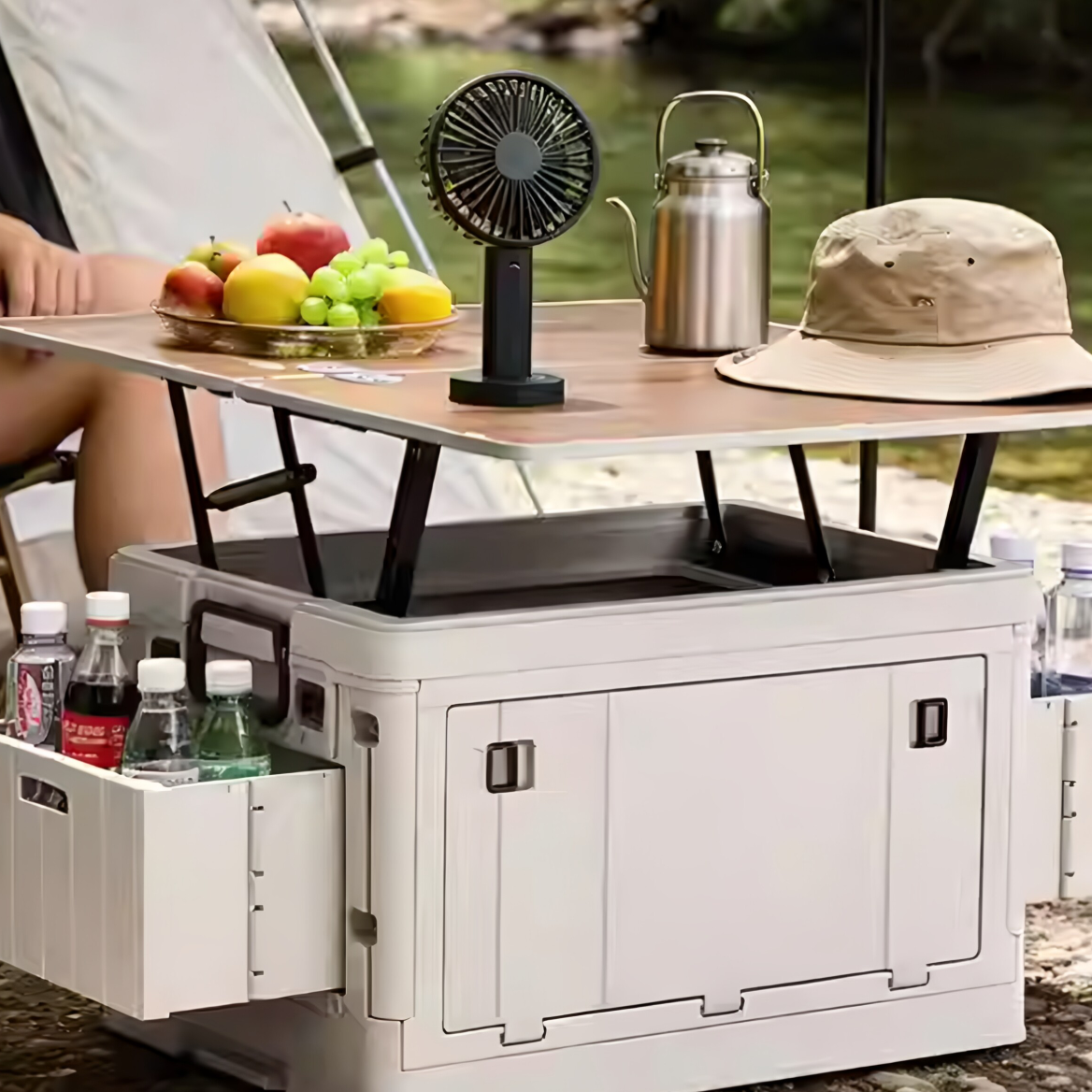 Outdoor Camping Table Storage Box