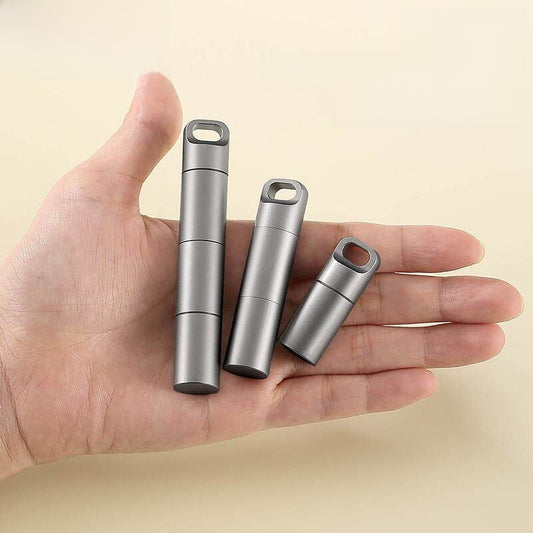 Beyond Oriva™ Stainless Steel Portable Pill Organizer Container