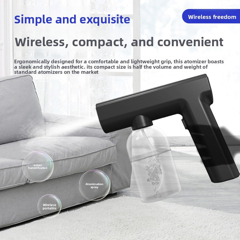 Beyond Oriva™ Rechargeable Wireless Disinfection Spray Gun with Blue Light