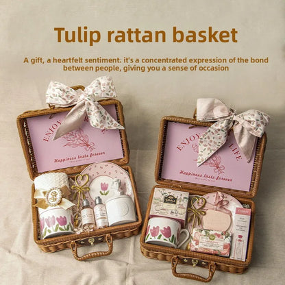 Beyond Oriva™ Wicker basket gift box