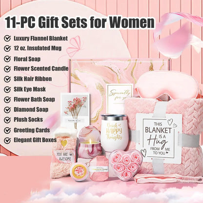 Beyond Oriva™ Pink Spa Gift Basket Set