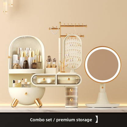 Beyond Oriva™ Cosmetic Storage Box – Desktop Organizer for Makeup & Skincare