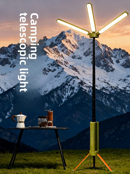 Retractable Folding Camping Light with Tripod