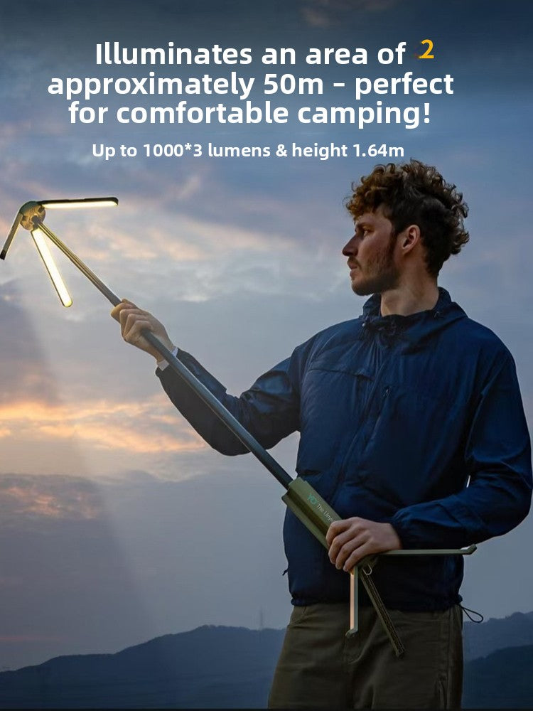 Retractable Folding Camping Light with Tripod