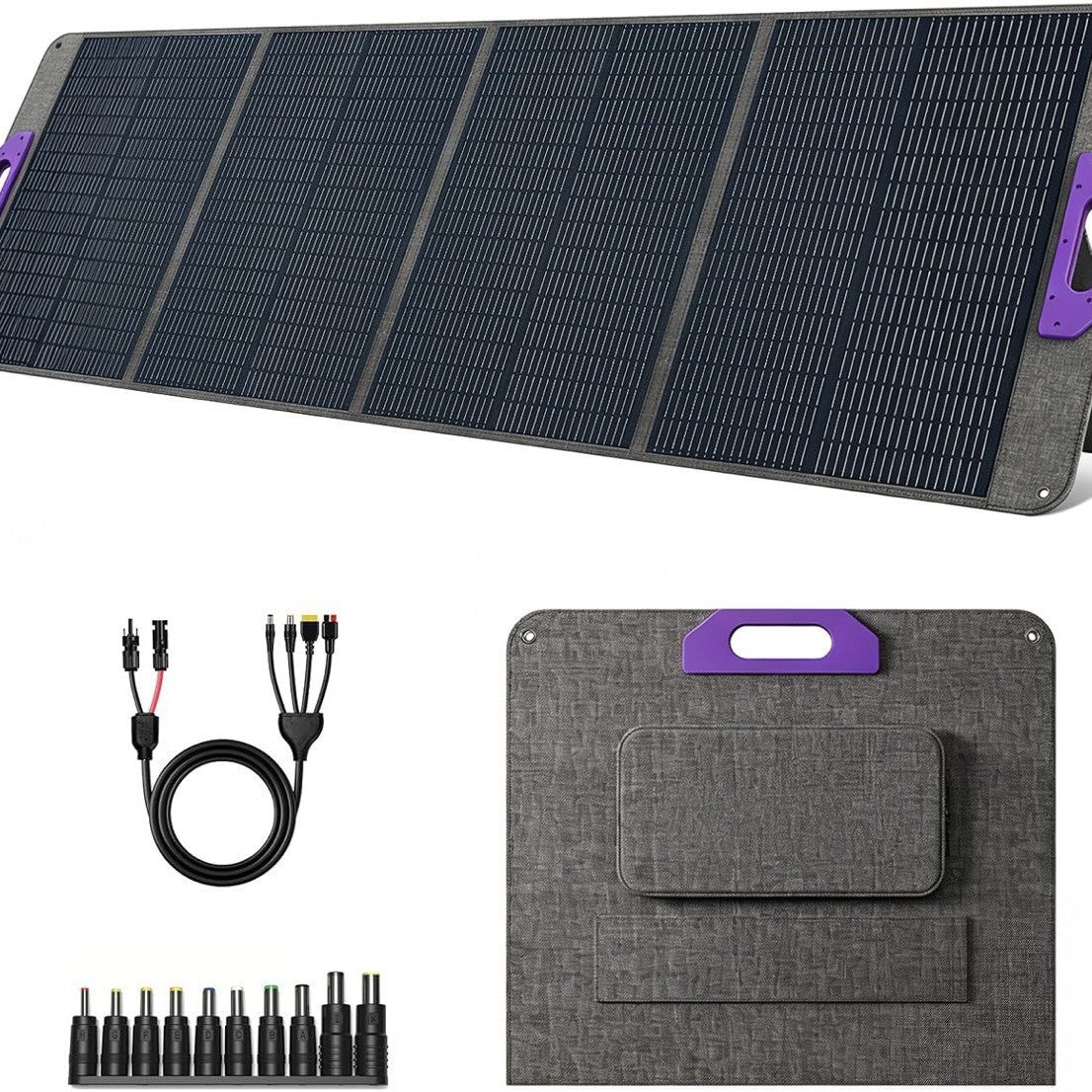 200W Solar Folding Panel – Portable Anti‑Microcrack Solar Panel
