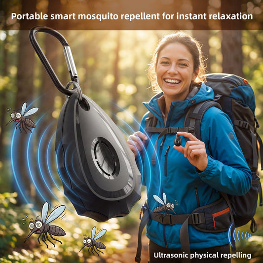 Beyond Oriva™ Ultrasonic Insect Repellent – Black & White