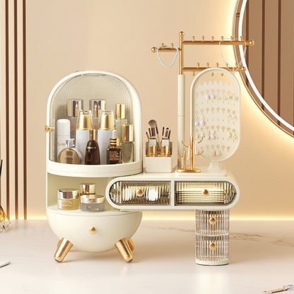 Beyond Oriva™ Cosmetic Storage Box – Desktop Organizer for Makeup & Skincare