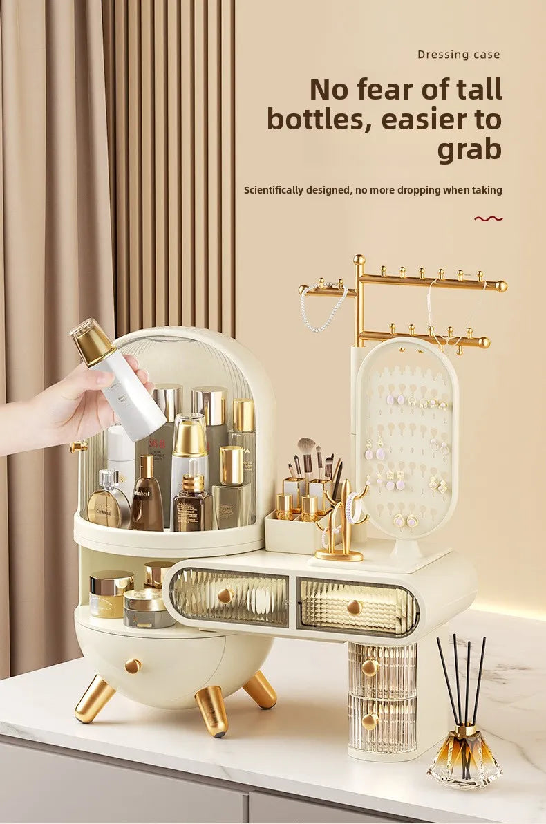 Beyond Oriva™ Cosmetic Storage Box – Desktop Organizer for Makeup & Skincare