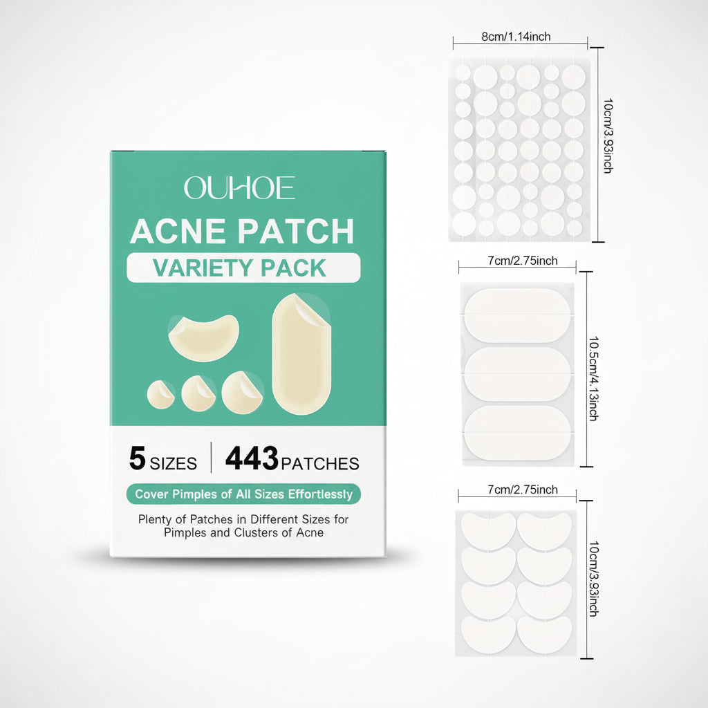 Beyond Oriva™ Acne Concealer Paste – 443 Hydrocolloid Patches for Blemishes