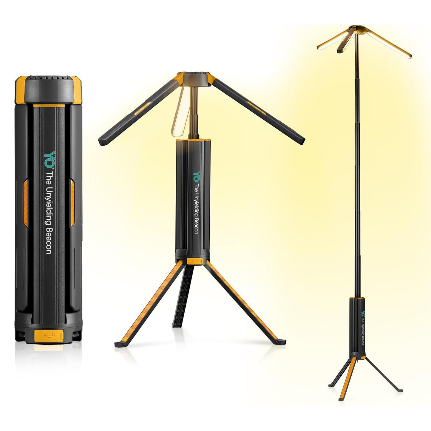 Retractable Folding Camping Light with Tripod