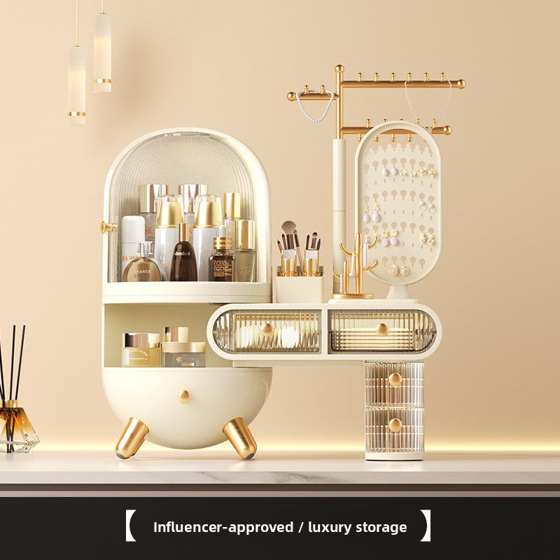 Beyond Oriva™ Cosmetic Storage Box – Desktop Organizer for Makeup & Skincare