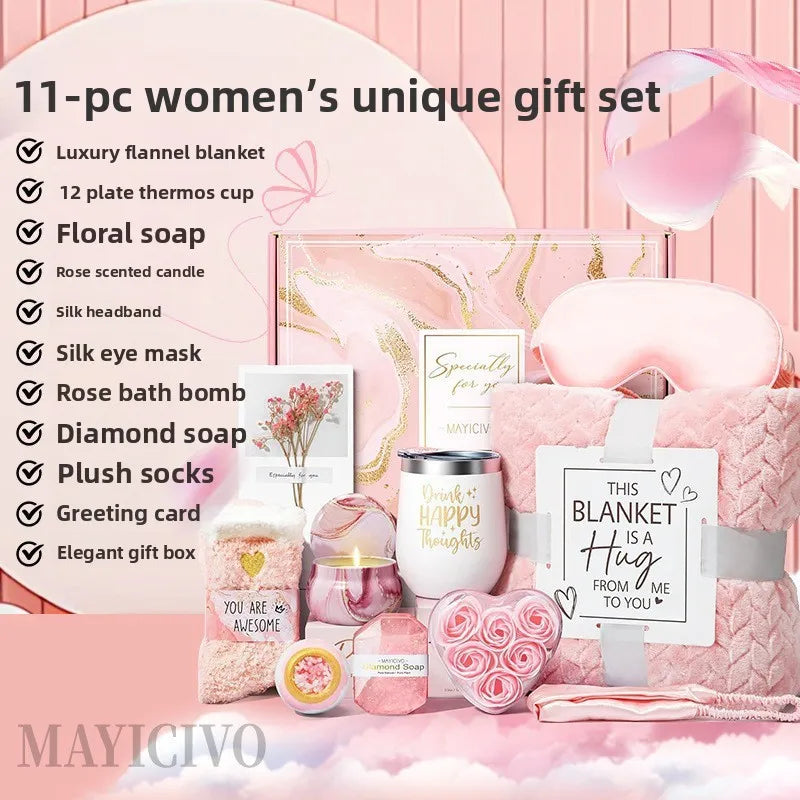 Beyond Oriva™ Pink Spa Gift Basket Set