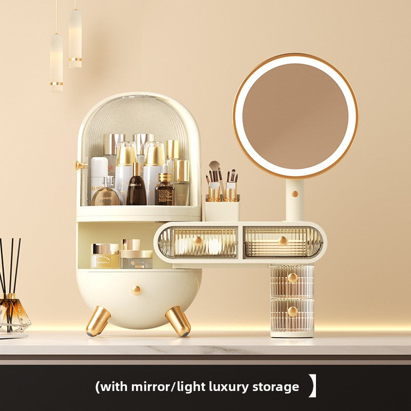 Beyond Oriva™ Cosmetic Storage Box – Desktop Organizer for Makeup & Skincare