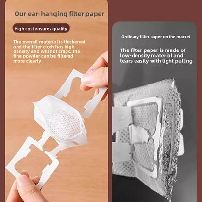 Hanging Ear Coffee Filter Bags – Portable Drip Coffee Filters