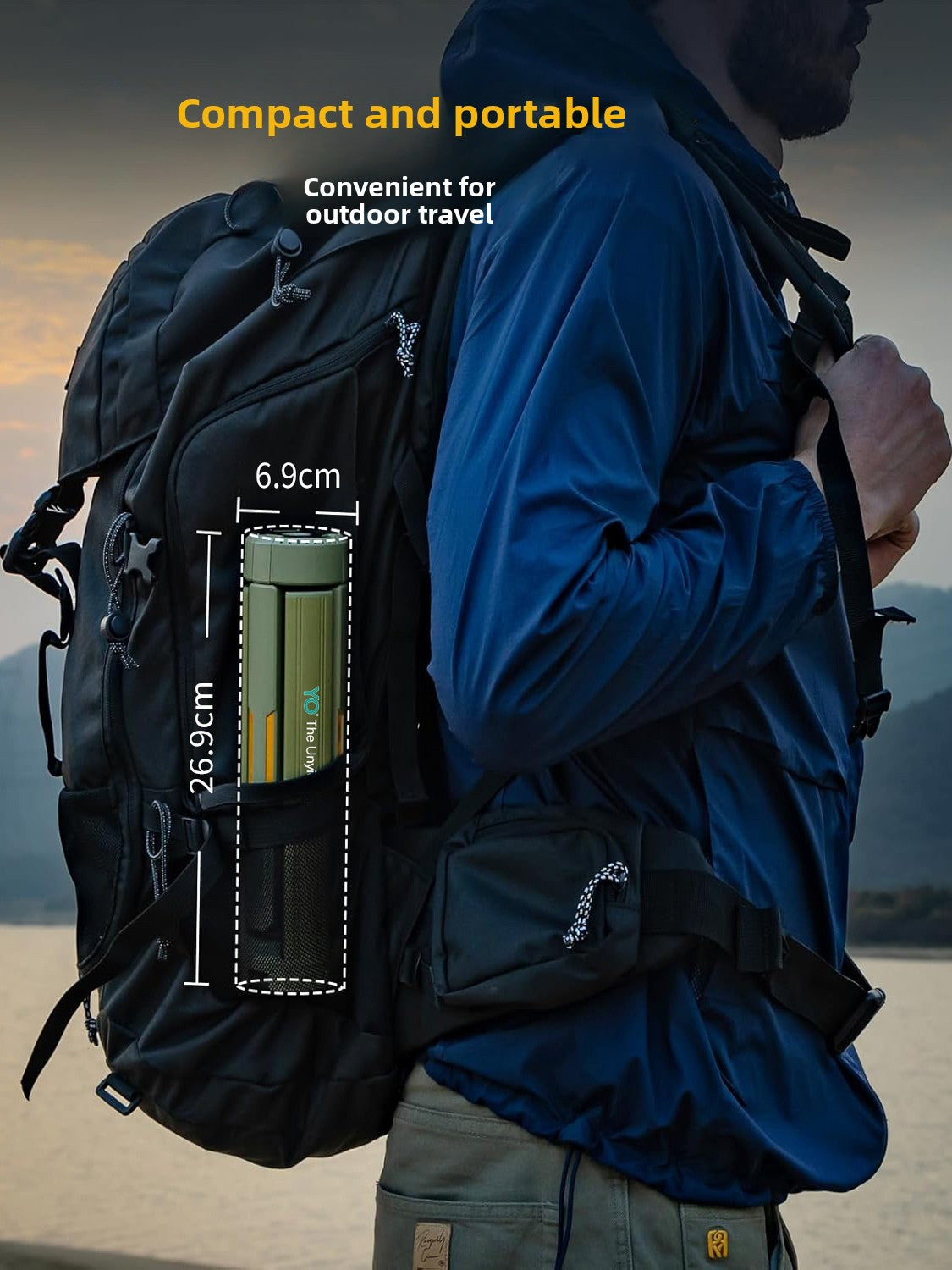 Retractable Folding Camping Light with Tripod