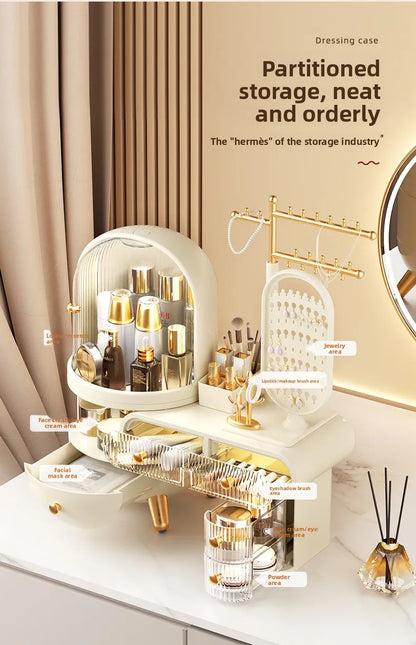 Beyond Oriva™ Cosmetic Storage Box – Desktop Organizer for Makeup & Skincare
